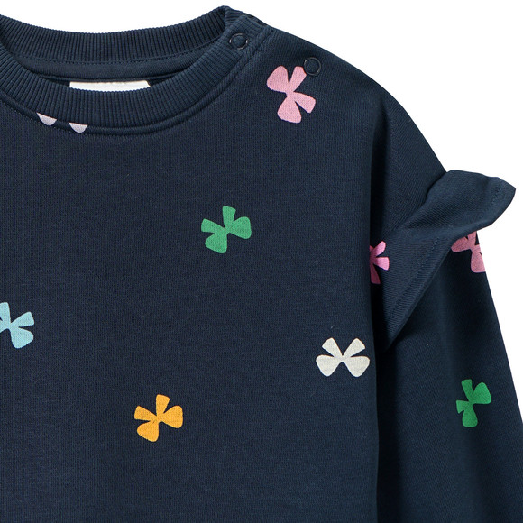 Famy Baby Sweatshirt mit Allover-Print