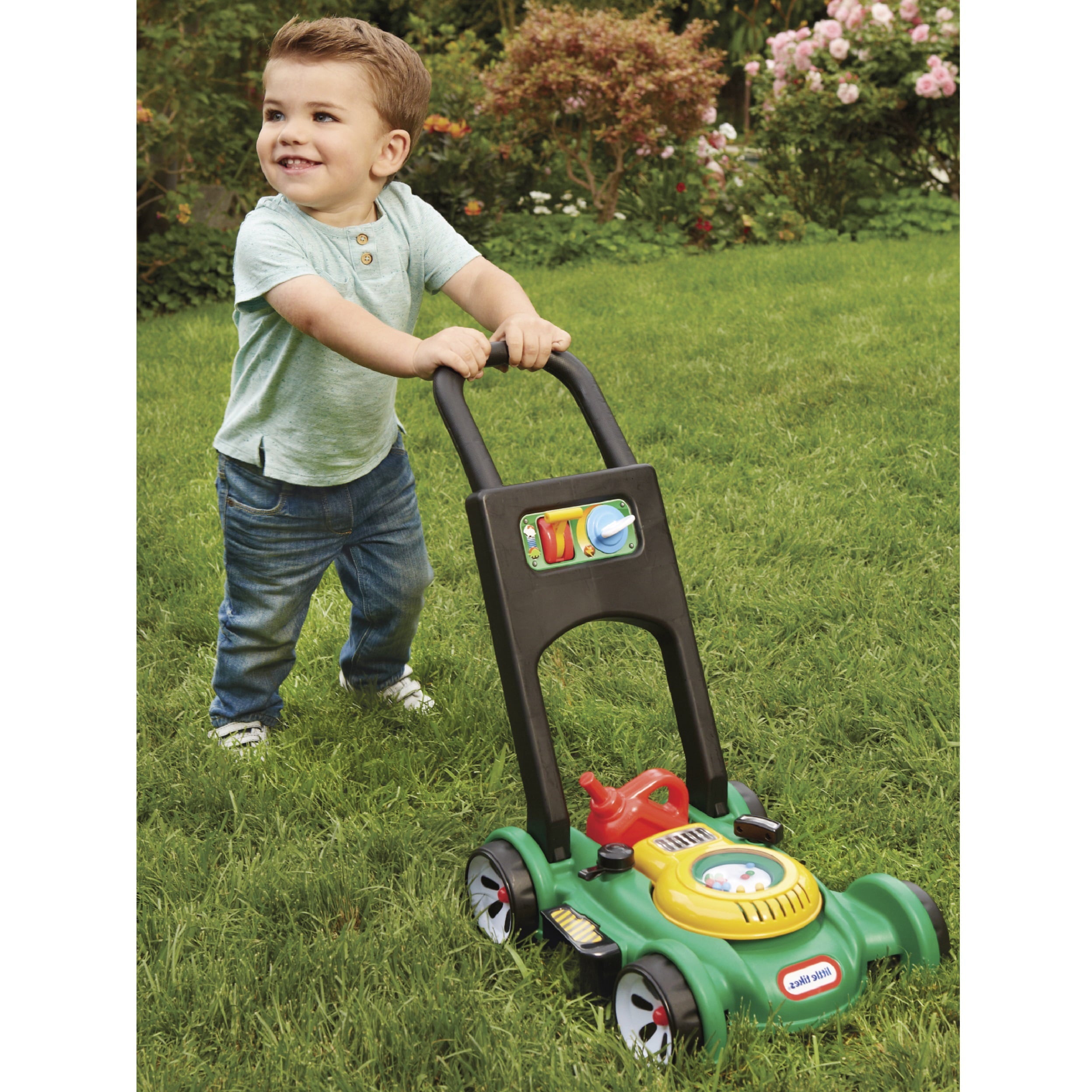 Little Tikes Gas N Go Mower Toddler Push Toy – For Kids Boys Girls Ages 1.5 Years and Older