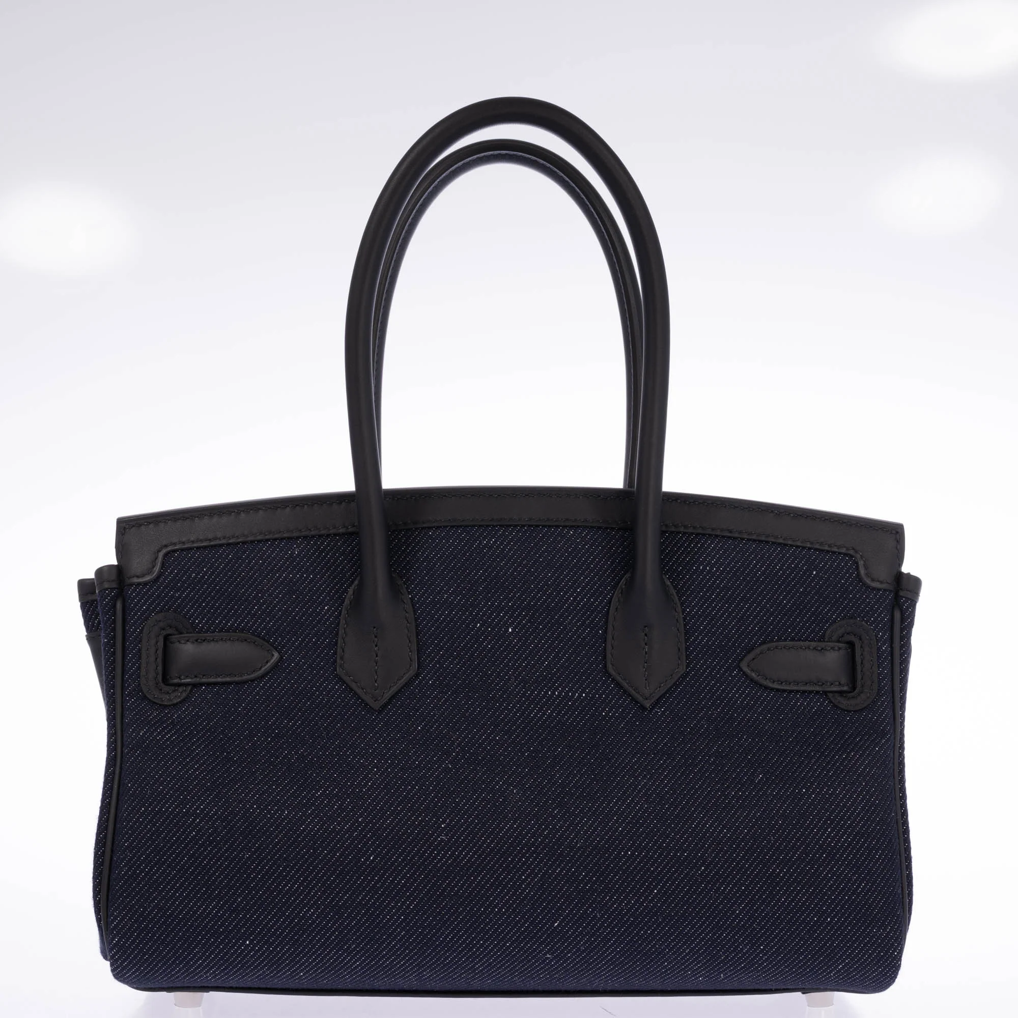Hermès Shoulder Birkin Light 29 Dark Denim/Noir Swift Palladium Hardware
