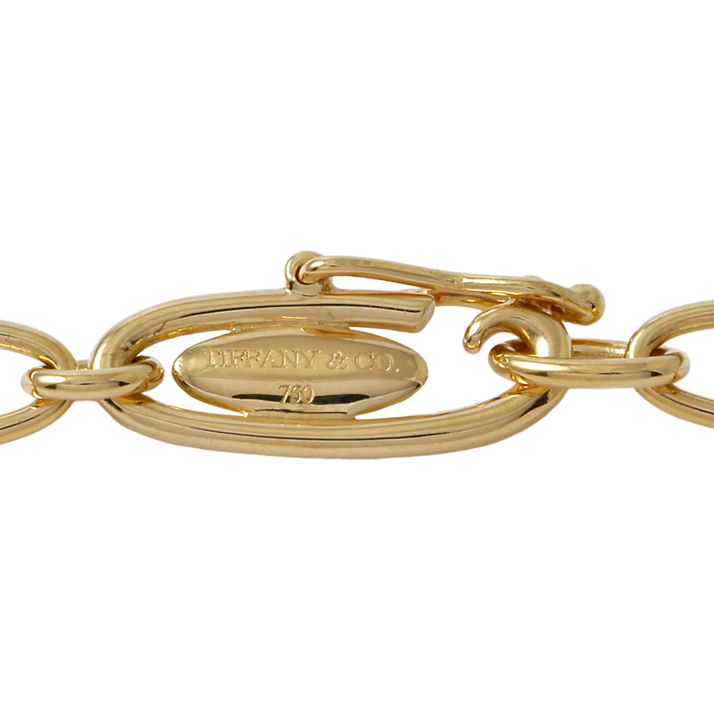 Tiffany & Co. Starfish Elsa Peretti Bracelet 18K Yellow Gold Diamond
