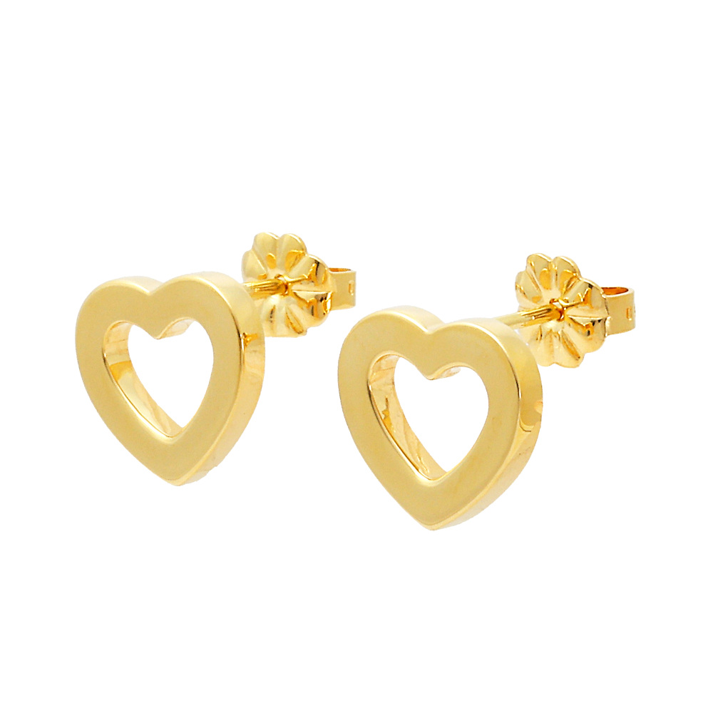 Tiffany & Co. Tiffany Heart K18YG Yellow Gold Earrings