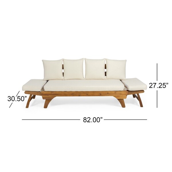 Serene Acacia Expandable Daybed by Christopher Knight Home