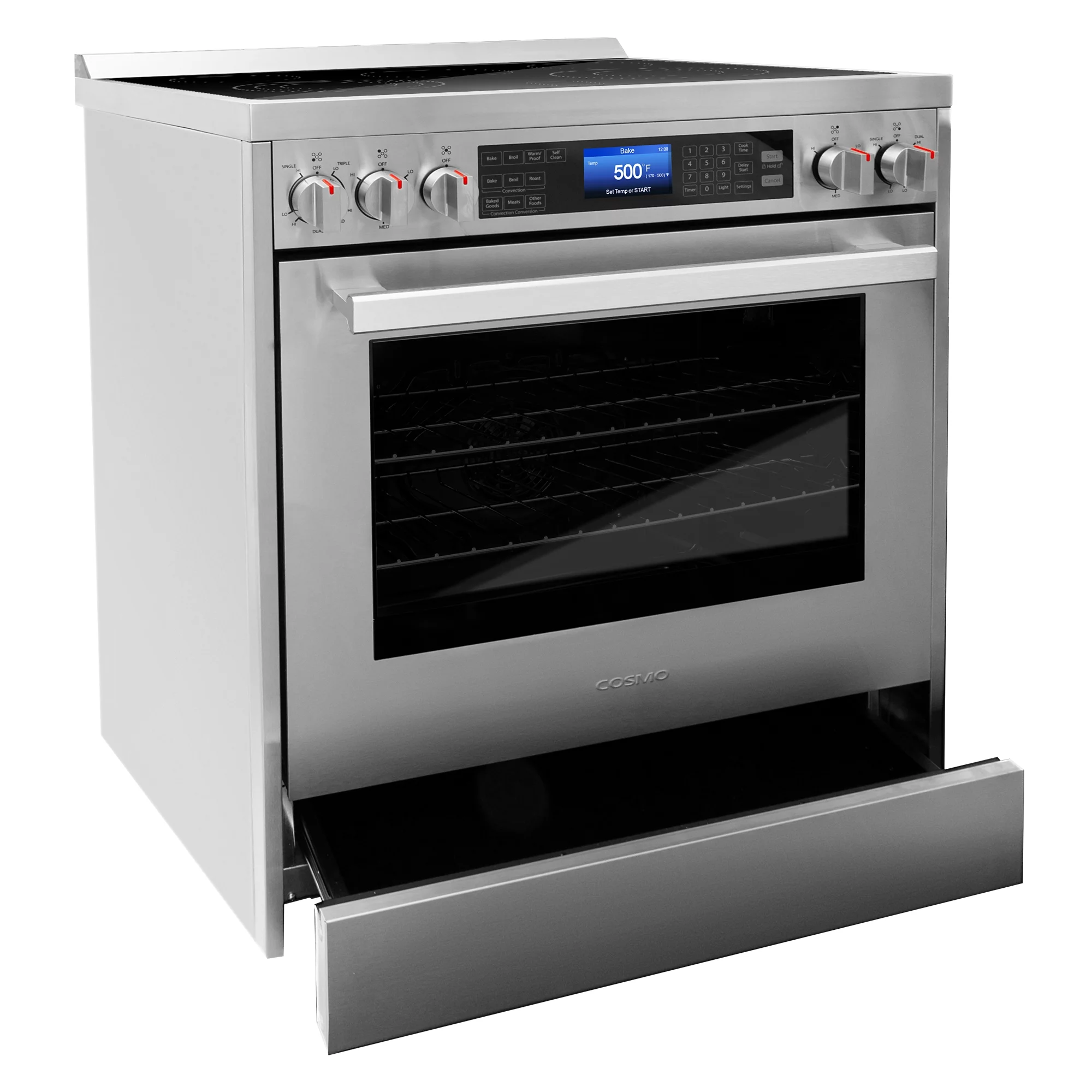 Cosmo 2 Piece Kitchen Appliance Package with 30