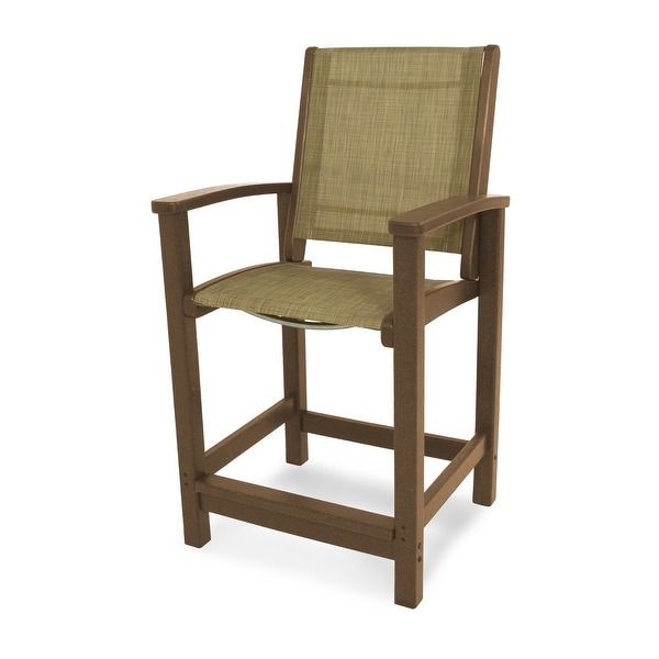 POLYWOOD Coastal Counter Chair