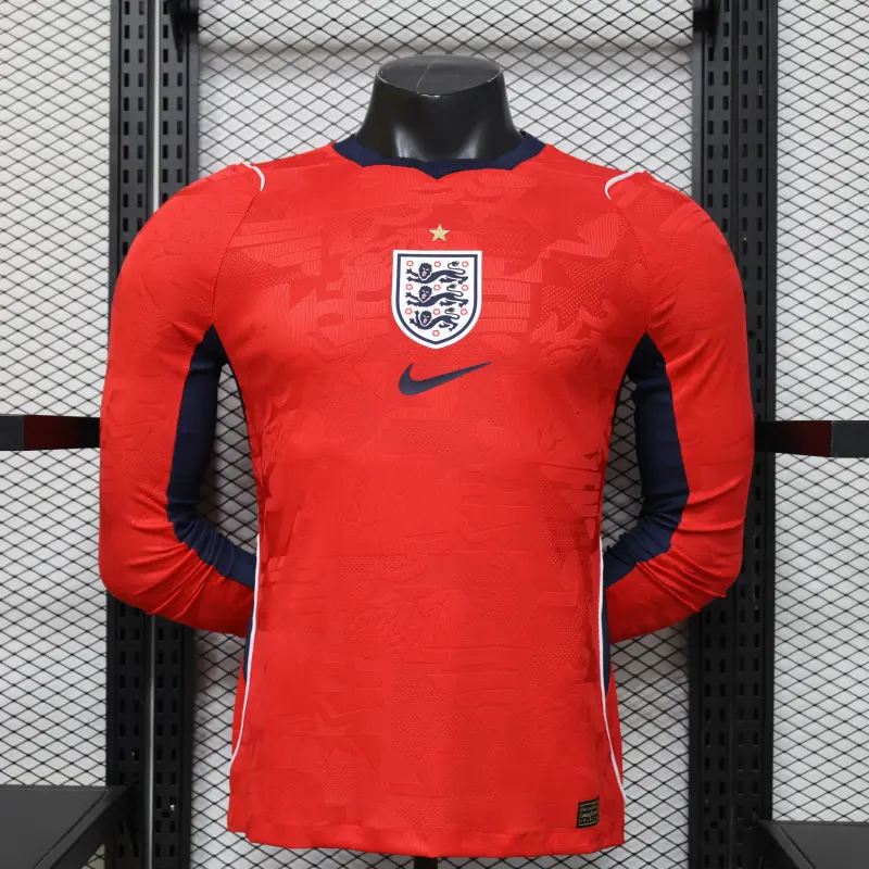 Player Version England 2026 Away Jersey Long Sleeves S-3XL