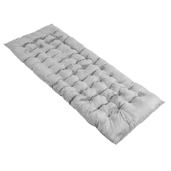 Costway Camping Cot Pad Resting Crystal Velvet Outdoor Lightweight