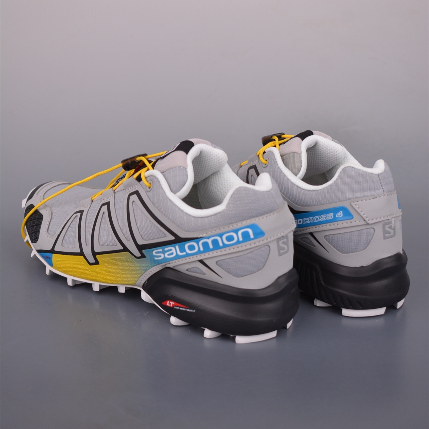 Salomon Speed Cross 4 Grey Yellow Sneakers 412777