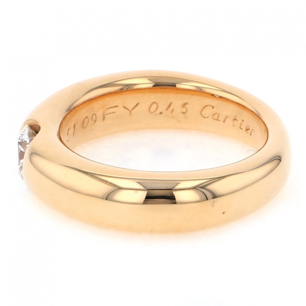 Cartier Yellow Gold Diamond Ring #51 K18YG