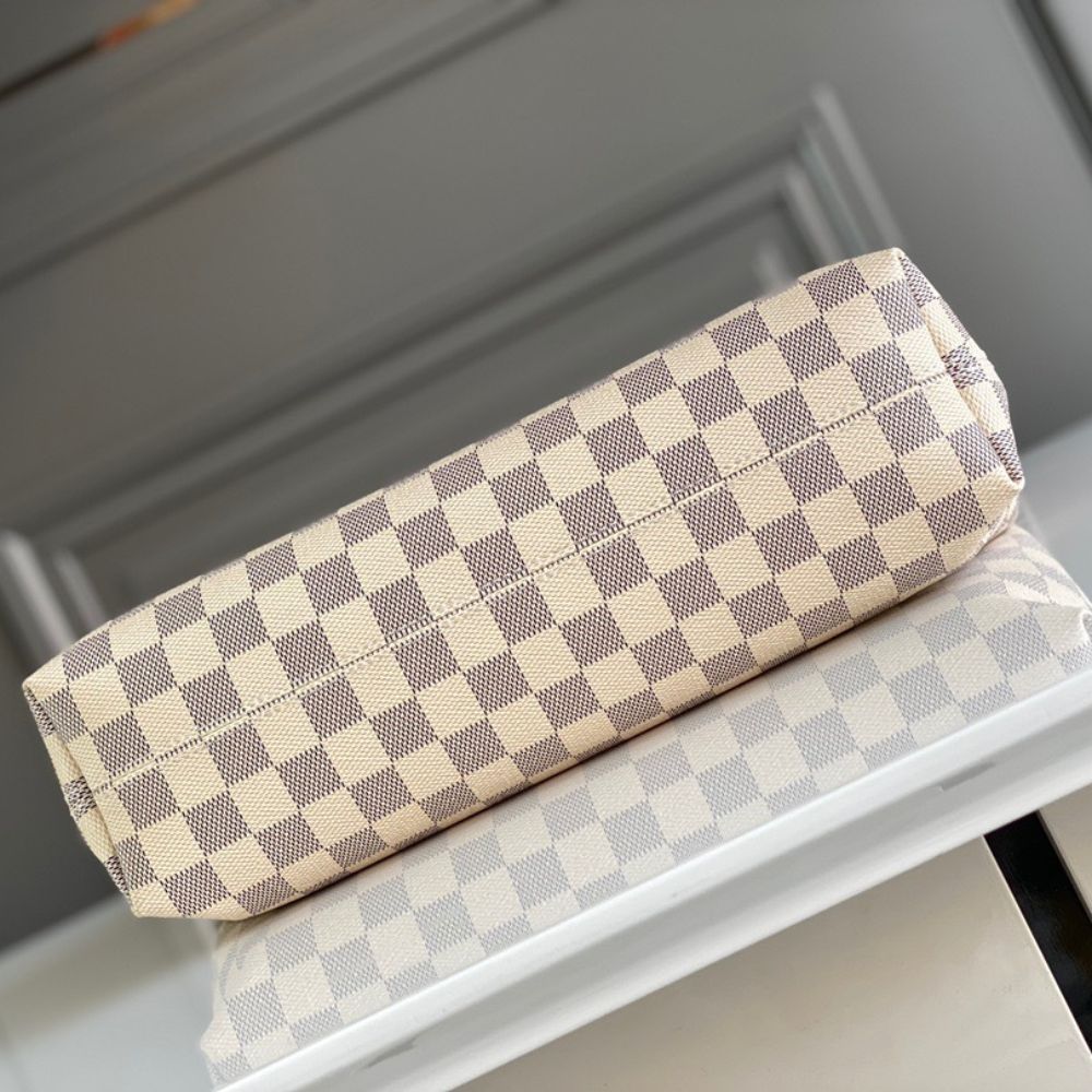 [Premium Quality] – Louis Vuitton Graceful PM Damier Azur 13.8 Inches N42249
