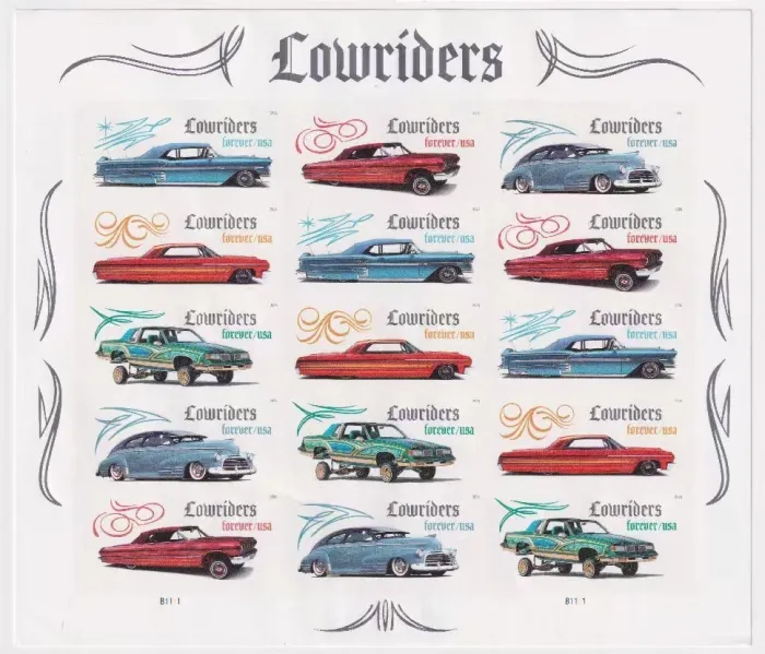 Lowriders 2026 - 5 Sheets / 75 Pcs