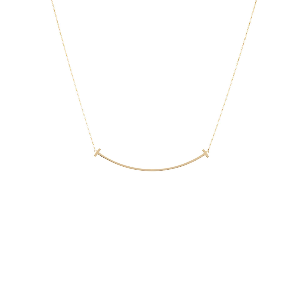Tiffany & Co. Tiffany T Smile Necklace 18K Yellow Gold 60011652
