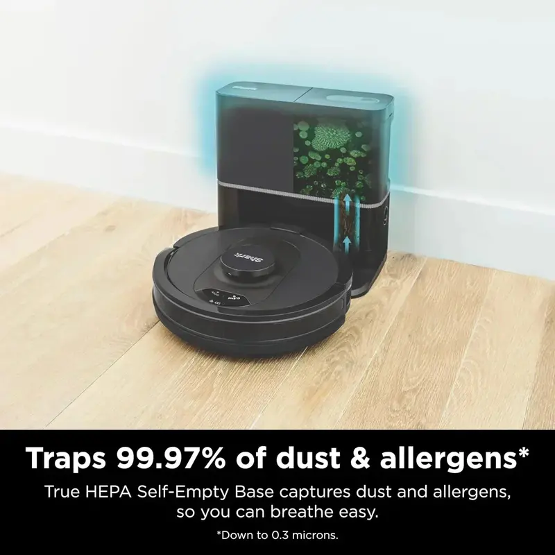 Voice-Activated Robotic Vacuum – Matrix Clean Mapping Technology with Real-Time Home Layout Recognition