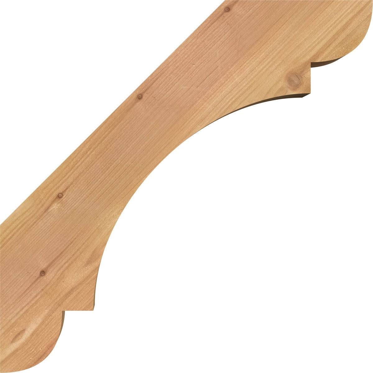 3 1/2x22W x 22x22D x 22x22H Olympic Smooth Brace, Western Red Cedar