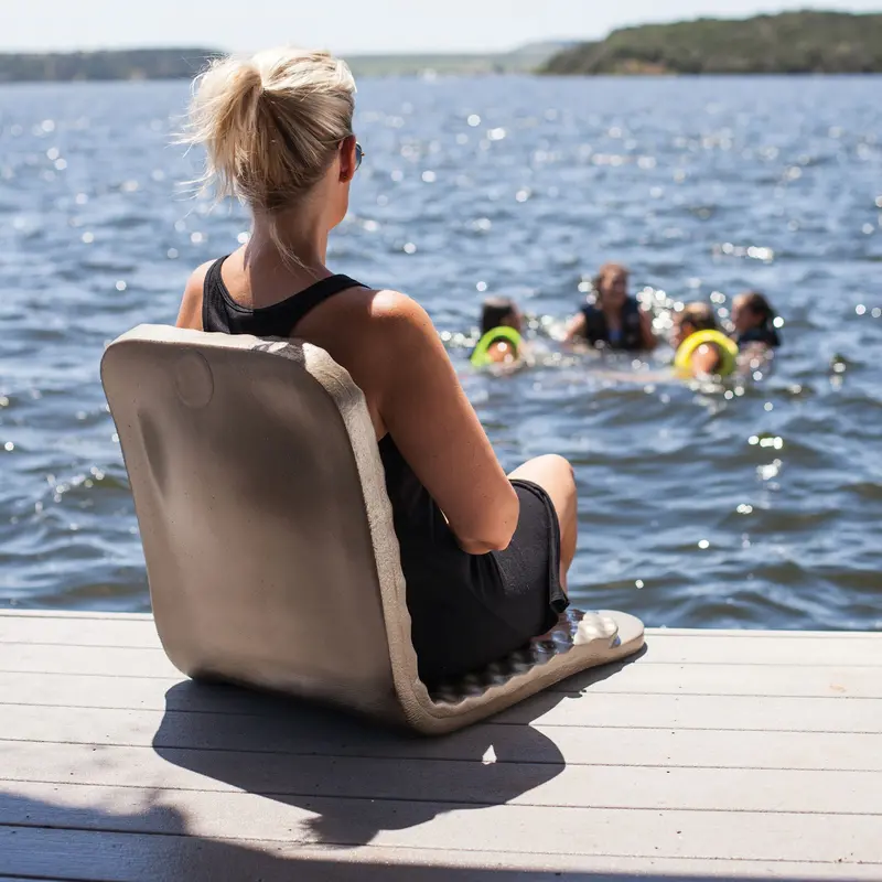 TRC Recreation Super Soft Folding Chair – Bahama Blue