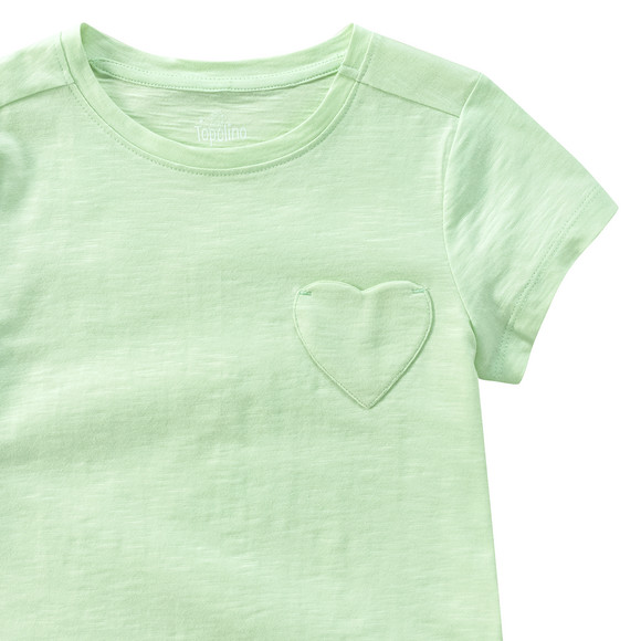 Topolino Mädchen T-Shirt mit Herz-Tasche