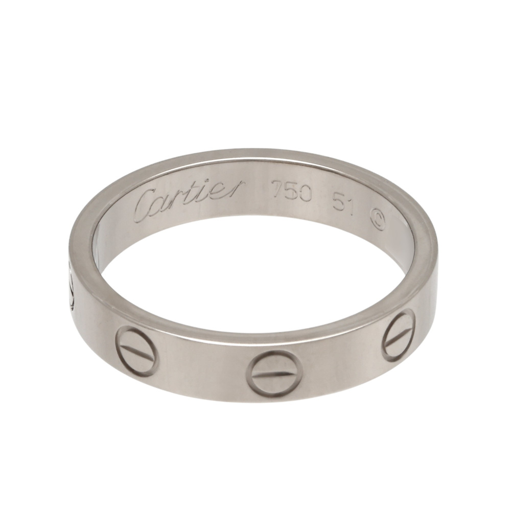 Cartier Love Ring 18K White Gold B4085100