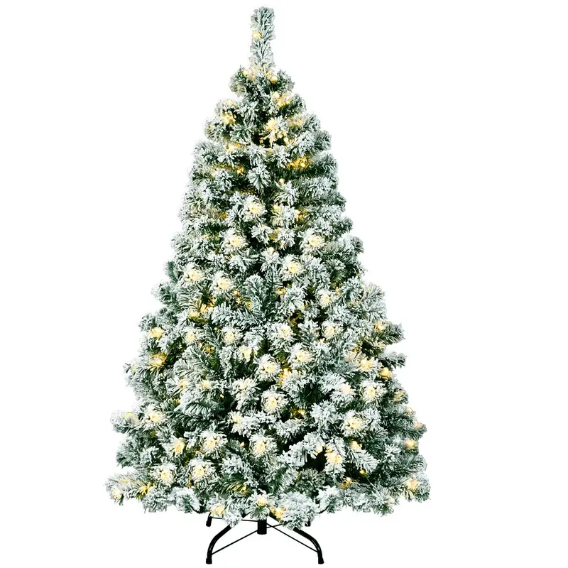 Pre-Lit Artificial Christmas Tree — Available in 6 ft, 7.5 ft, and 9 ft Heights with 360° Quick-Connect Power System