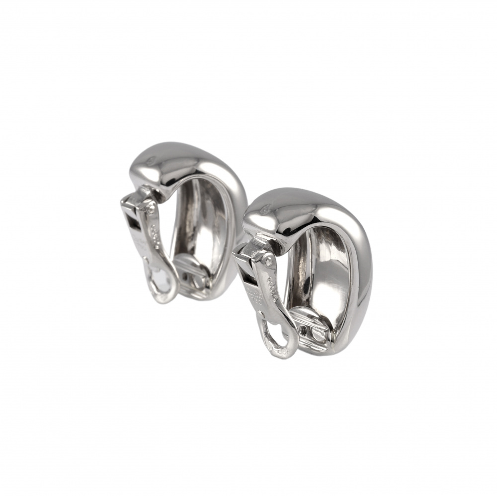 Cartier Nouvelle Berg Earrings 18K White Gold