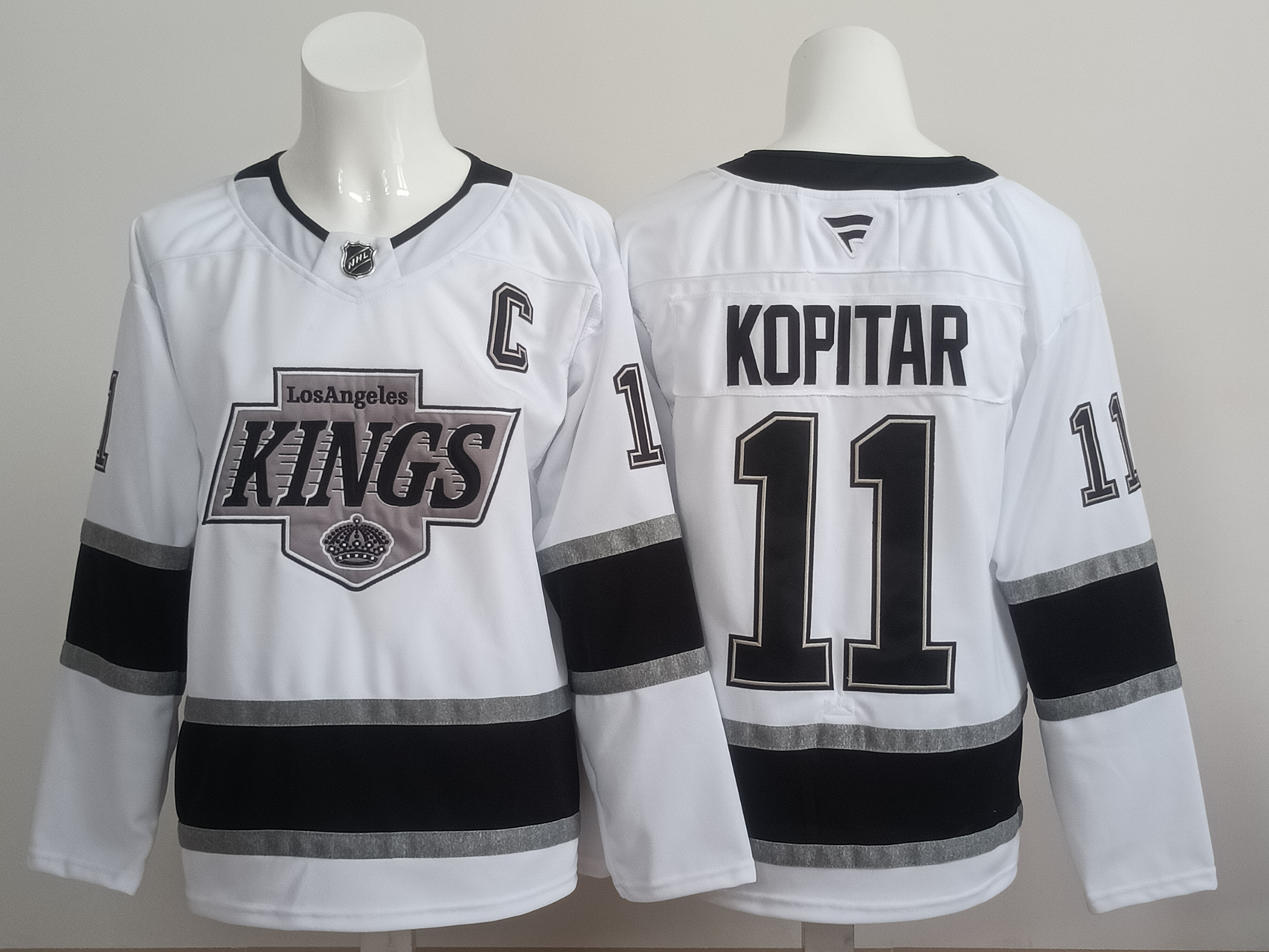 Men's Los Angeles Kings Anze Kopitar #11 Fanatics White Breakaway Player Jersey