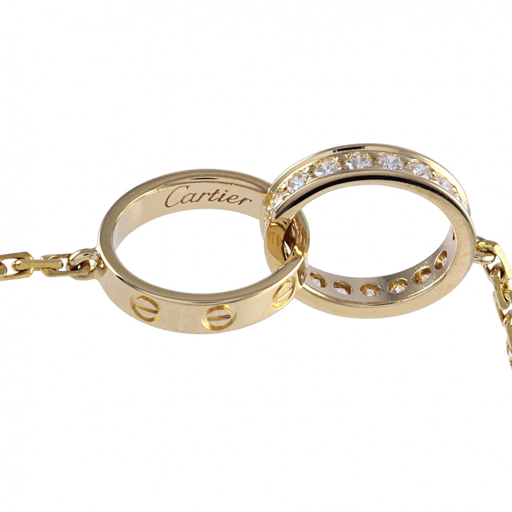 Cartier Love Necklace 18K Yellow Gold Diamond B7013800