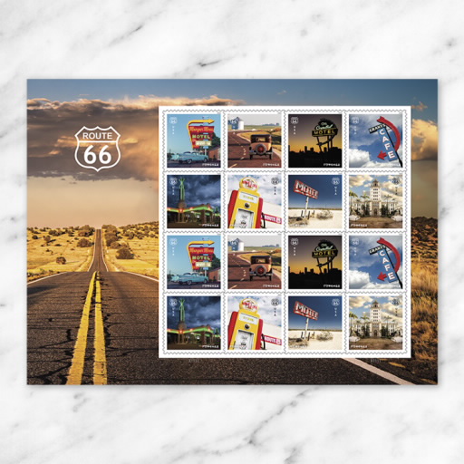 Route 66 Stamps - USPS