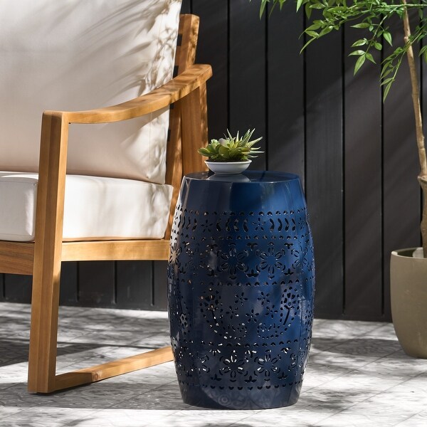 Lace Cut Design Metal Frame SIDE TABLE