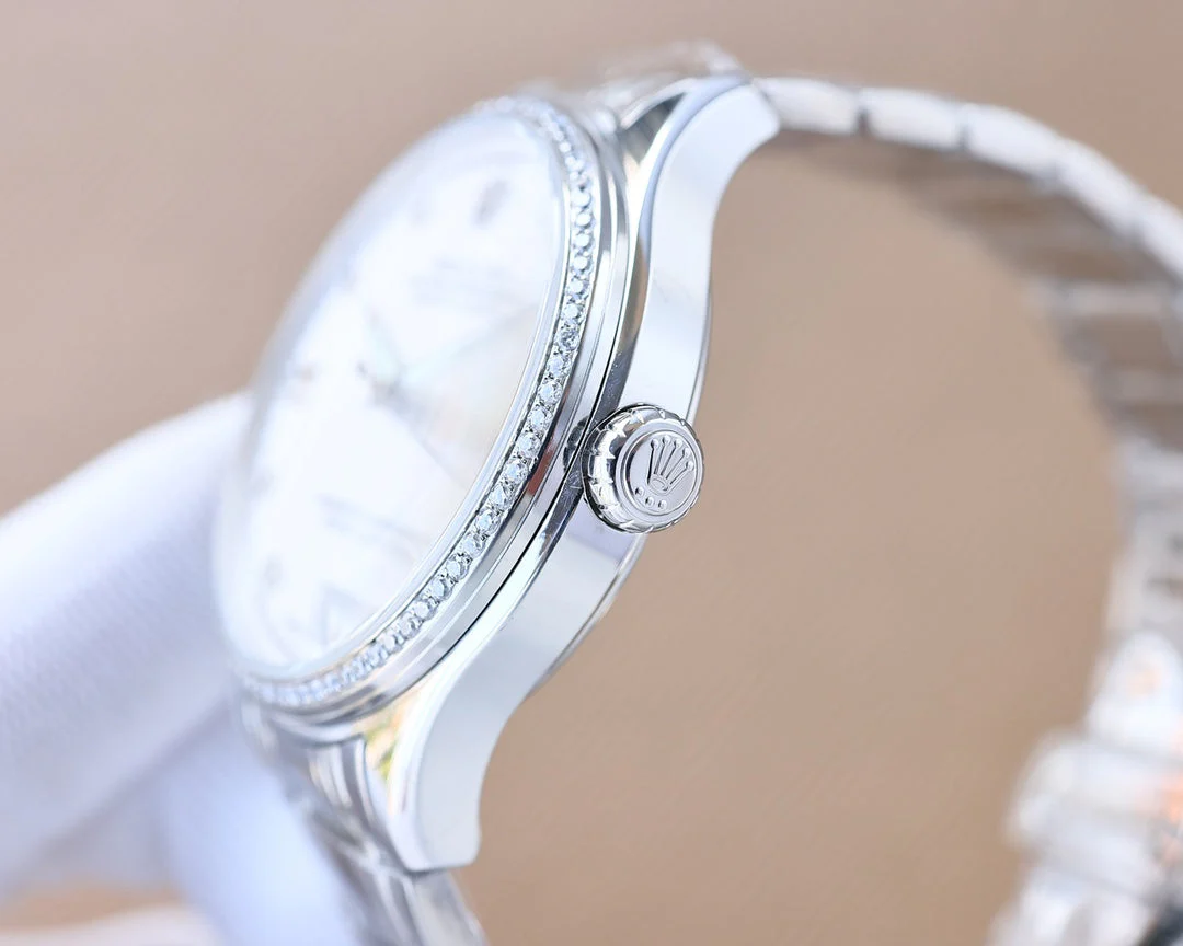 Rolex Datejust 40mm Silver Pink Gold