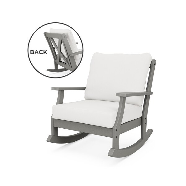 POLYWOOD Braxton Deep Seating Rocking Chair