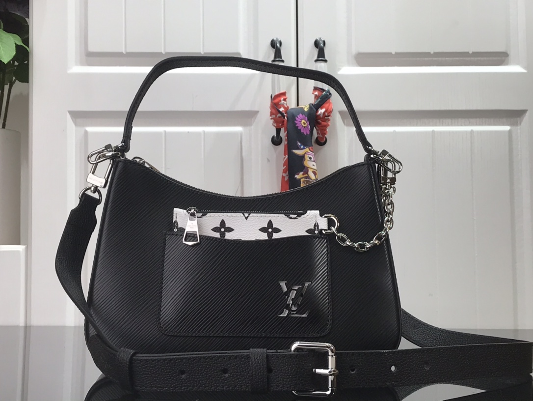 Louis Vuitton Marelle 25Cm Black M80689