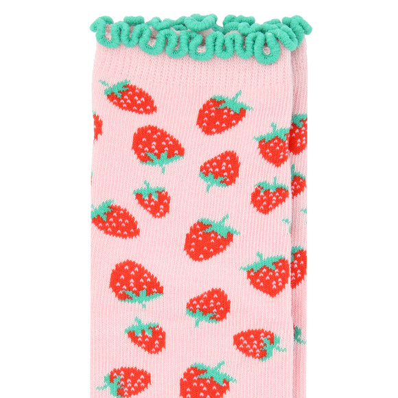 Topolino 1 Paar Mädchen Socken mit Erdbeer-Motiven