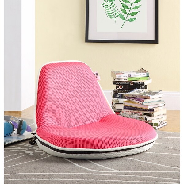 Loungie Indoor/Outdoor Portable Foldable Mesh Floor Chair