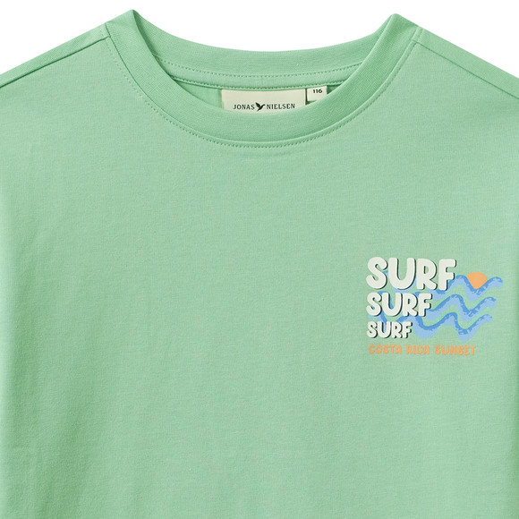 Jonas Nielsen Jungen T-Shirt mit Surf-Print