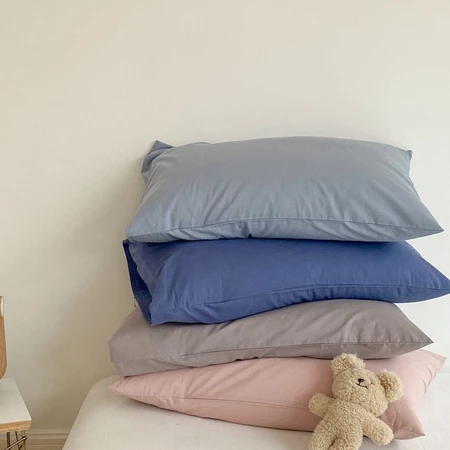 Plain Color Sarung Bantal Cotton Pillow Case