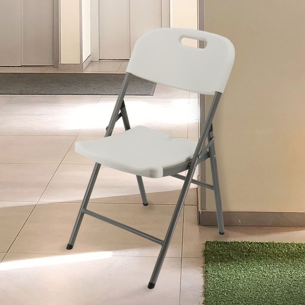 Elama 4 Piece Indoor And Outdoor Folding Chair Set