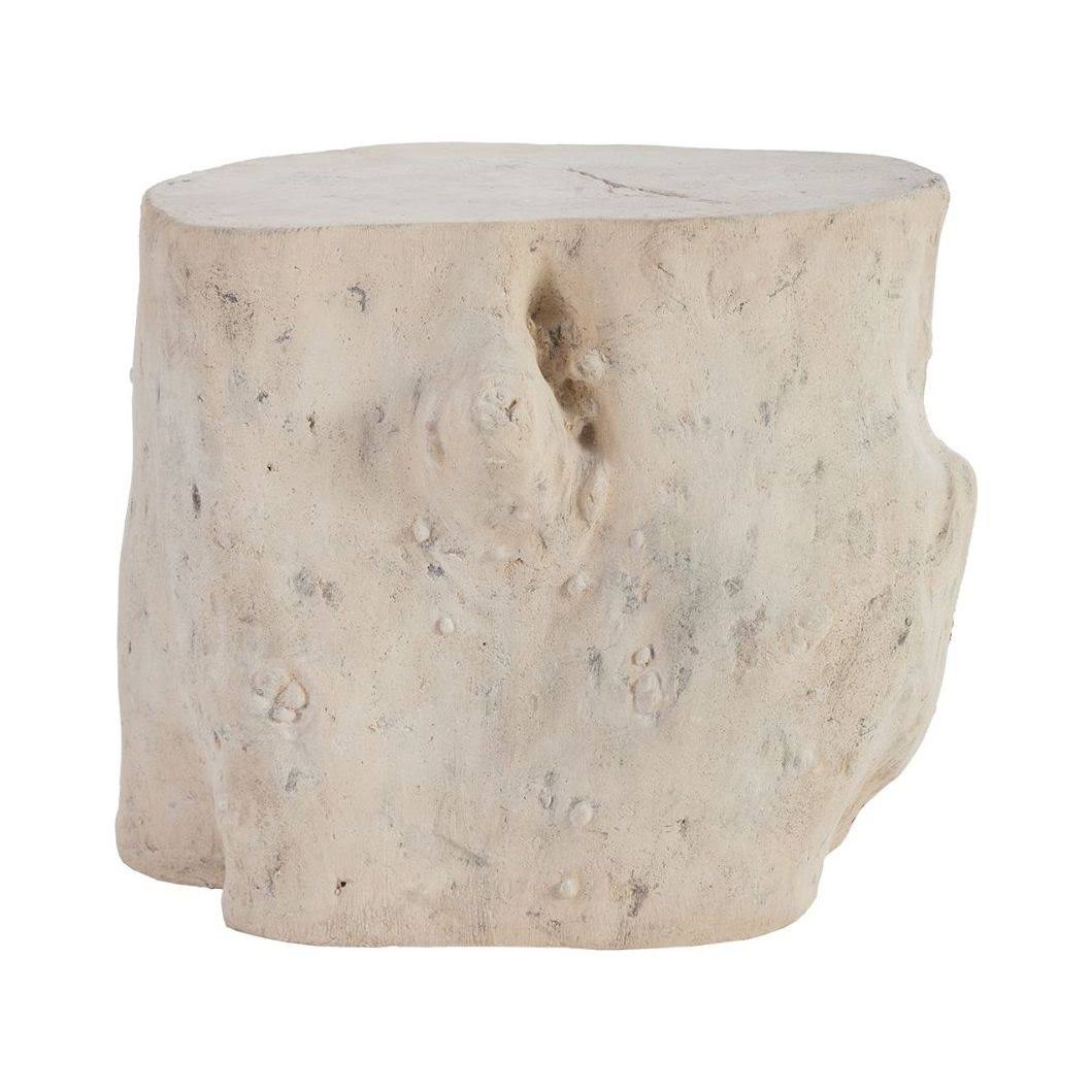 Phillips Collection Log Roman Stone Accent Stool