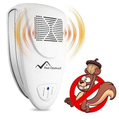 Ultrasonic Squirrel Repeller Get Rid Of Squirrels In 48 Hours