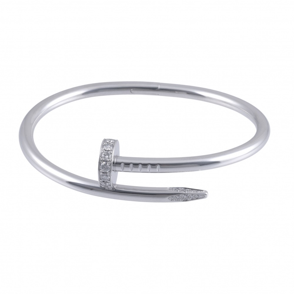 Cartier Juste un Clou Bracelet 18K White Gold Diamond B6048700