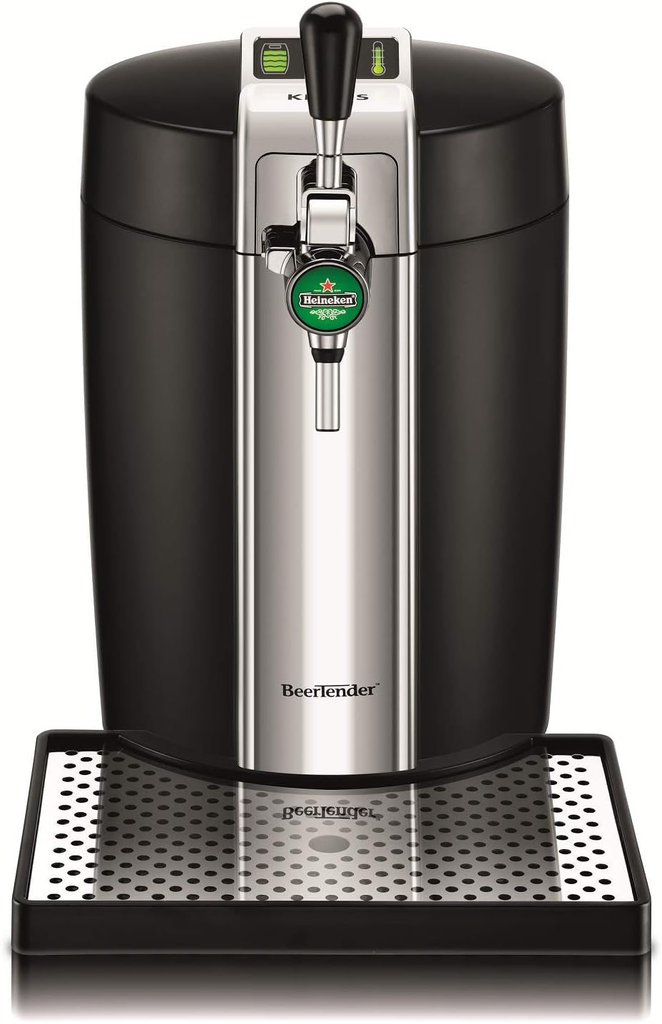 Machine à bière pression, Compatible avec les fûts de 5 L, Tireuse à bière, Pompe à bière, Indicateur température, Indicateur volume restant VB700800
