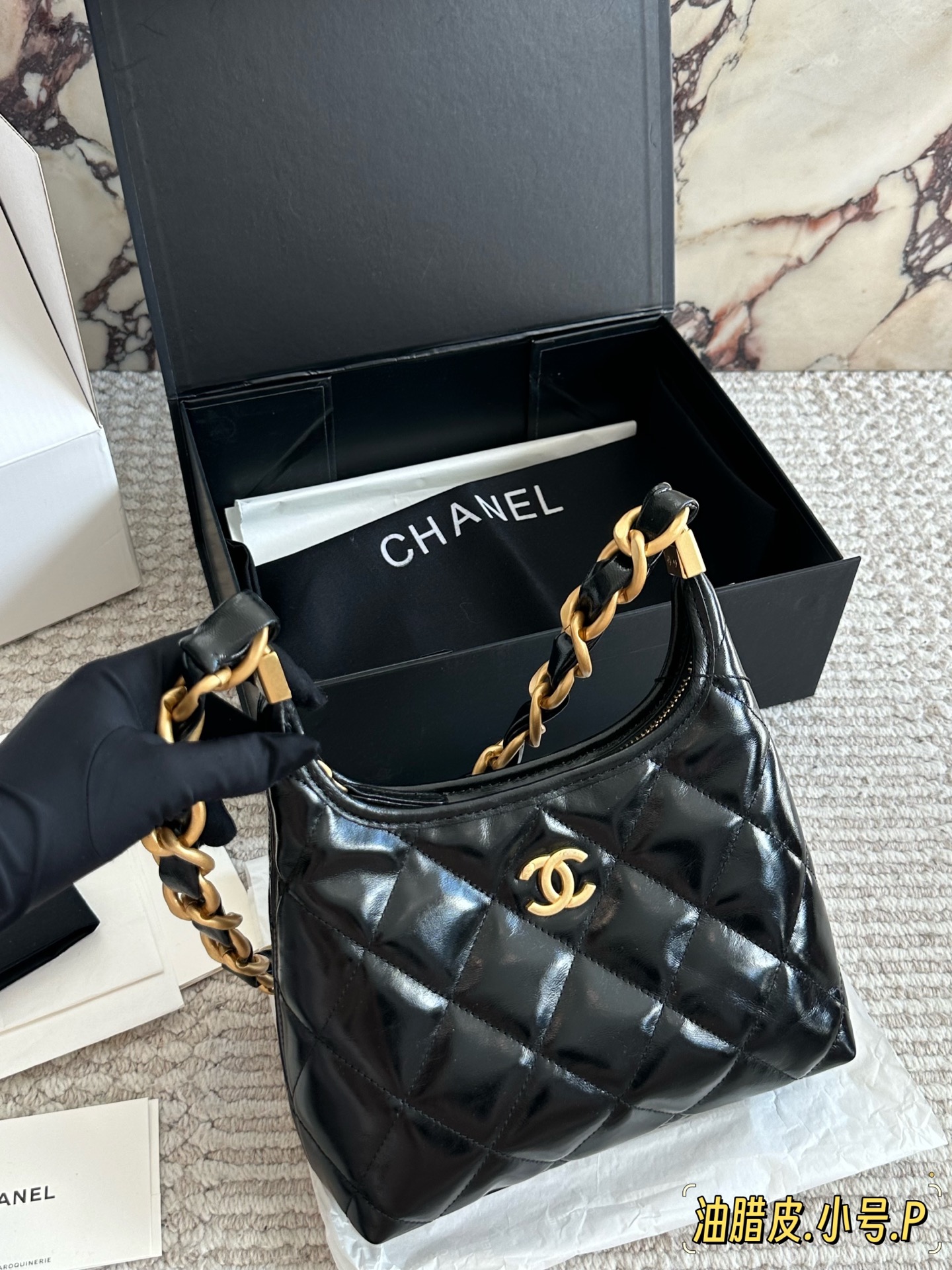 Chanel 24A Hobo Waxed Bag - cnluxepick