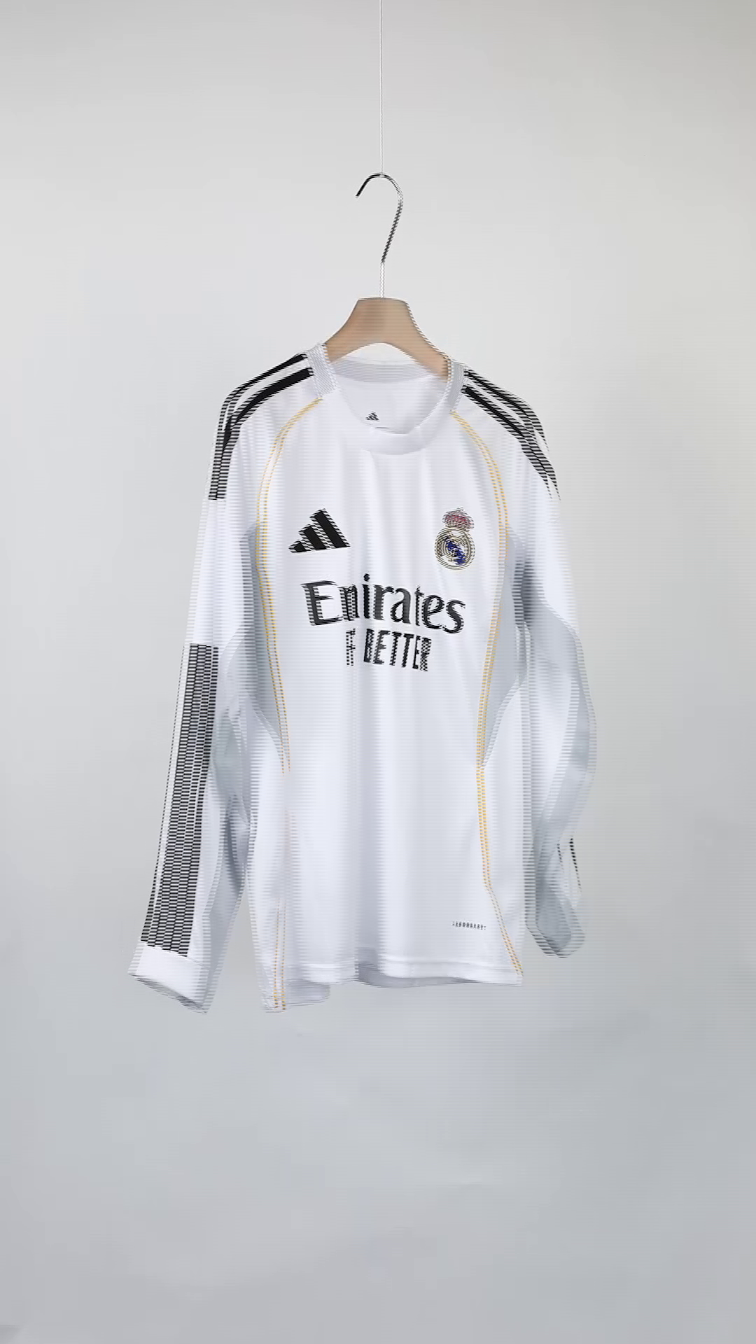 Real Madrid Home Long Sleeve Jersey 2025/26