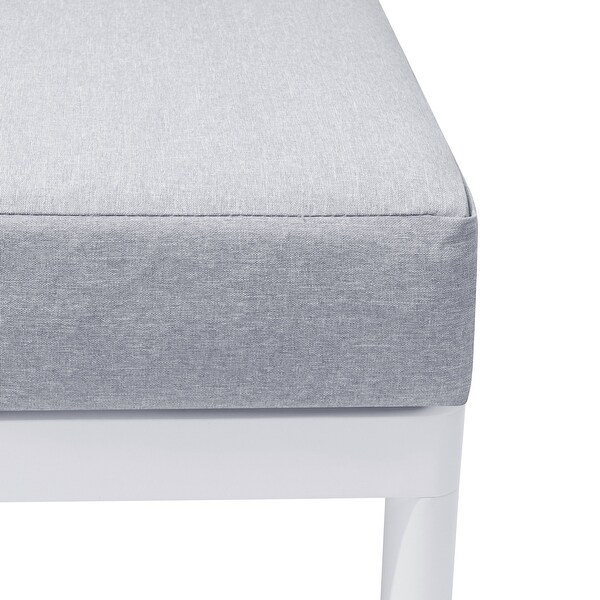 Pellebant Conversation Sectional Set Aluminum Sofa with Cushion