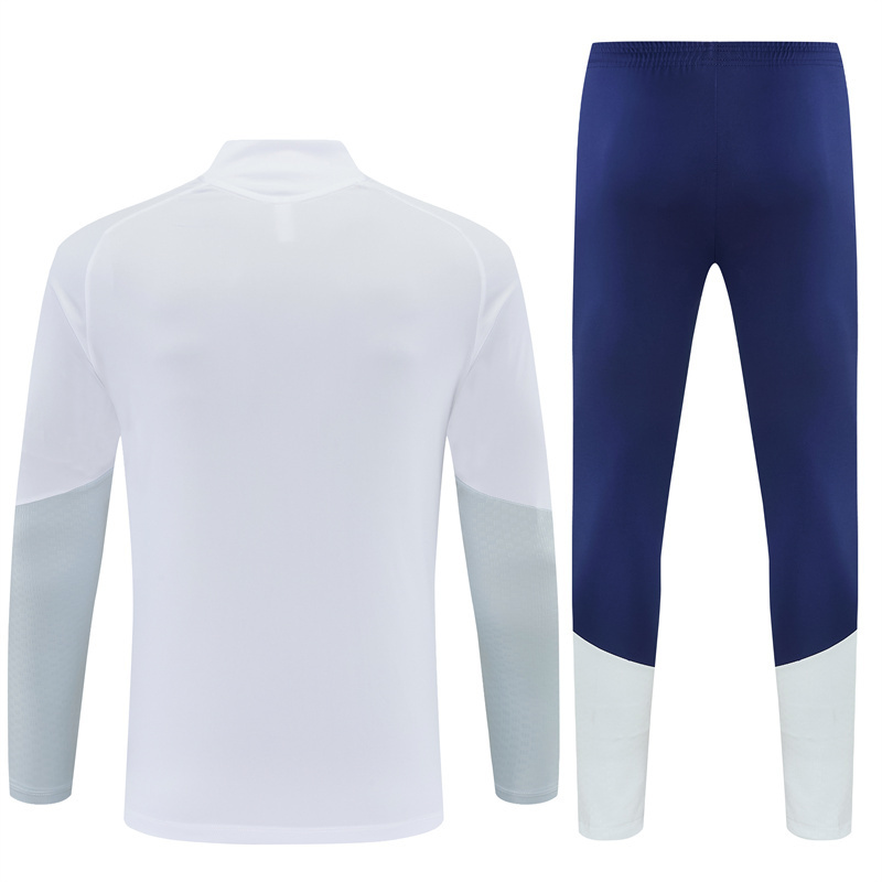 Adult / Kids 2627 Real Madrid Half Zipper Training Suit