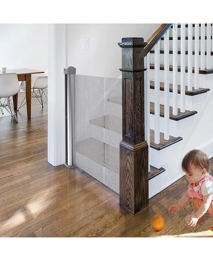 Jool Baby Retractable Baby and Pet Safety Gate, Extra Wide 54