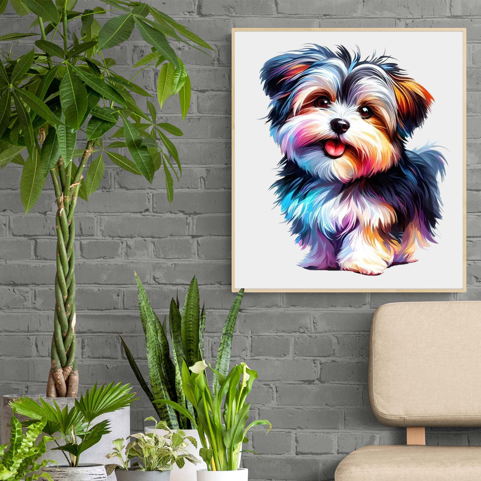 Wooden Animal Puzzle-Lovely Dog