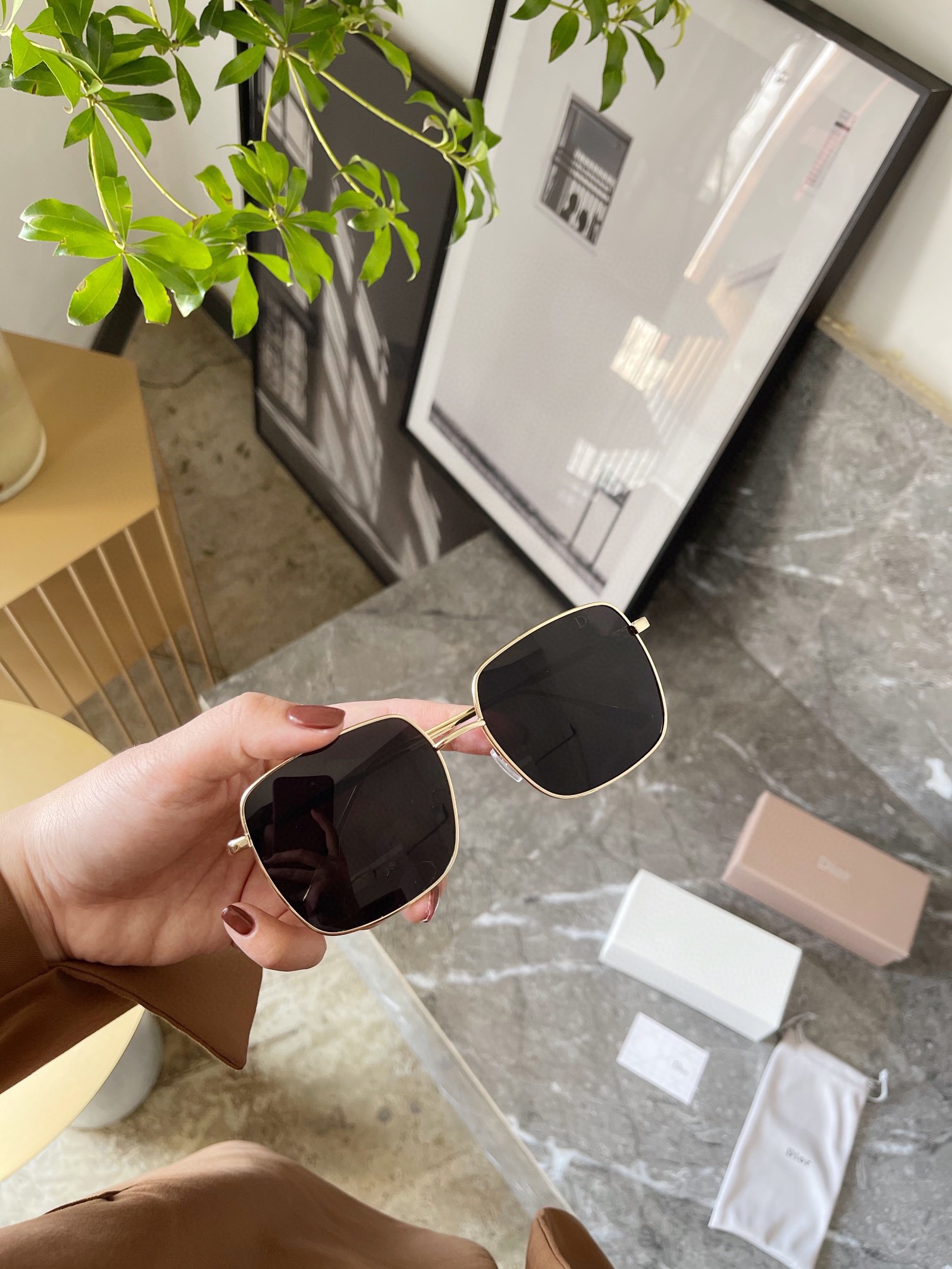 Dior classic sunglasses new versatile glasses simple and capable - cnluxepick