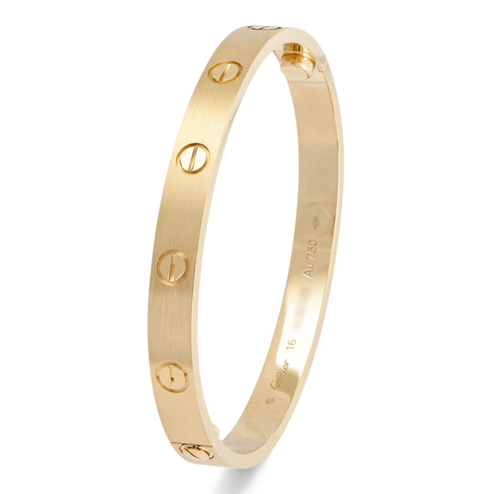 Cartier Love Bracelet 18K Yellow Gold B6077000
