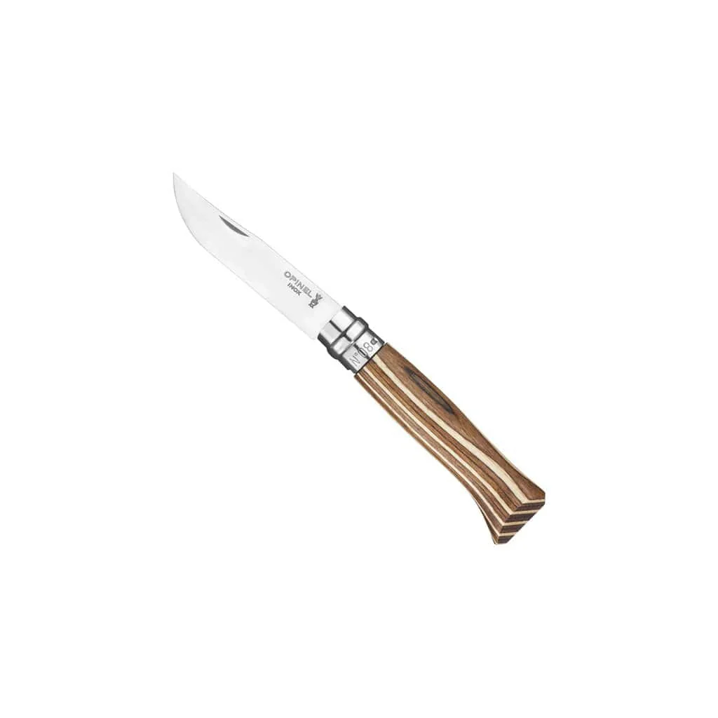 No. 8 Laminated Birchwood Folding Knife