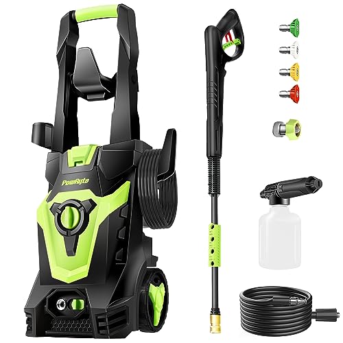 Electric Pressure Washer, Foam Cannon, 4 Different Pressure Tips, Power Washer, 3800 PSI 2.4 GPM