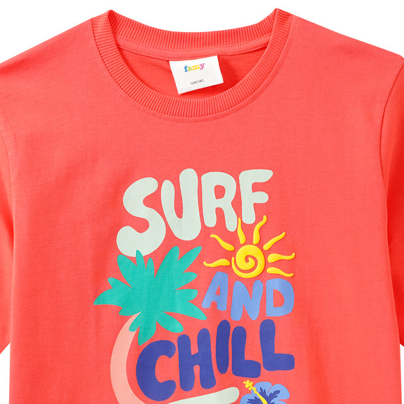 Famy Jungen T-Shirt mit Front-Print