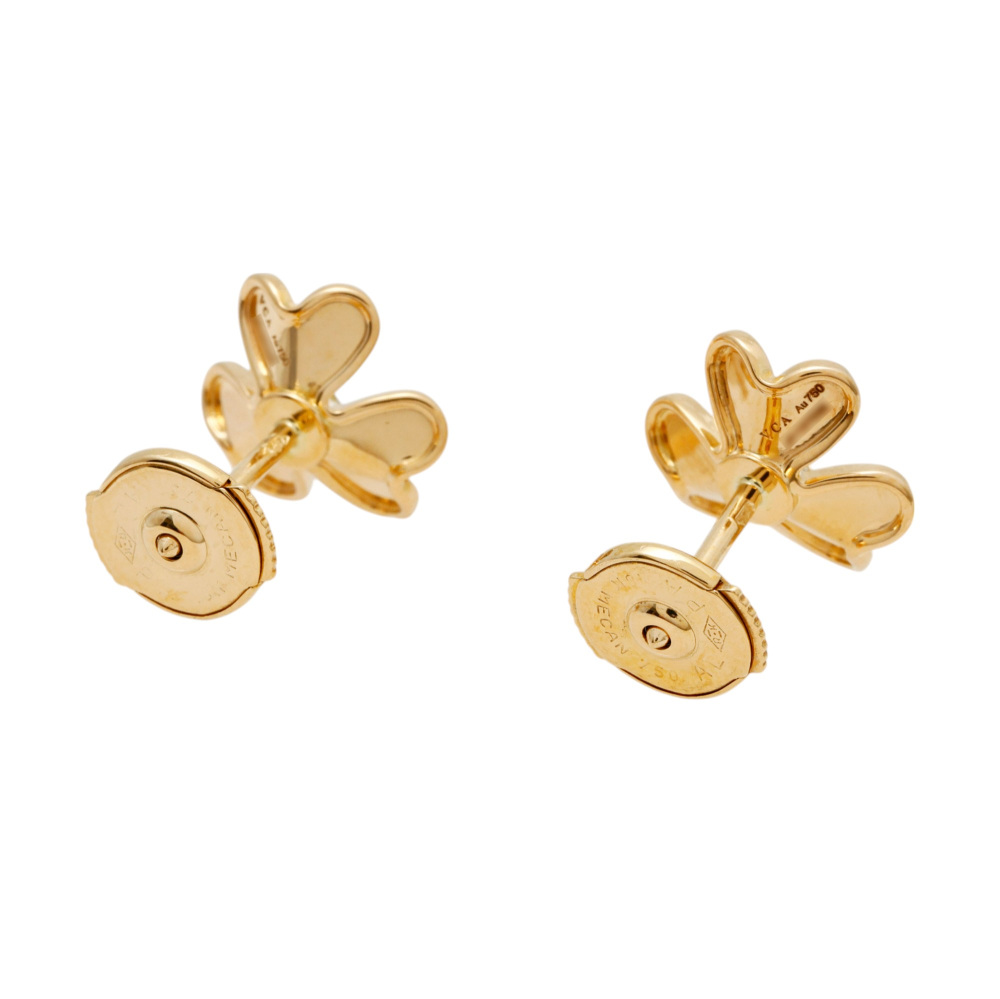 Van Cleef & Arpels Frivole Earrings 18K Yellow Gold VCARPJMN00